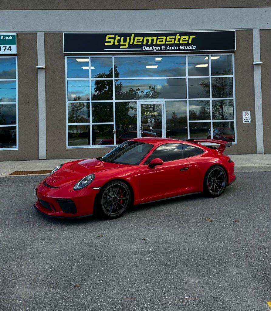 Window Ting gt3 Porsche in barrie at stylemaster